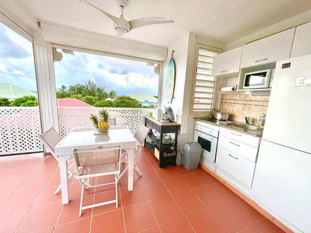 Guadeloupe- Saint-Francois- Residence Anse Des Rochers - Appartement Quart De Villa Etage - Vue Mer- 4 Personnes - Lit Bebe Sur Demande - Citerne Et Wifi Prives -Animaux Ok-Acces Plage Direct -Apnee Bien-Etre Experience Sur Demande Avec Instructeur A المظهر الخارجي الصورة
