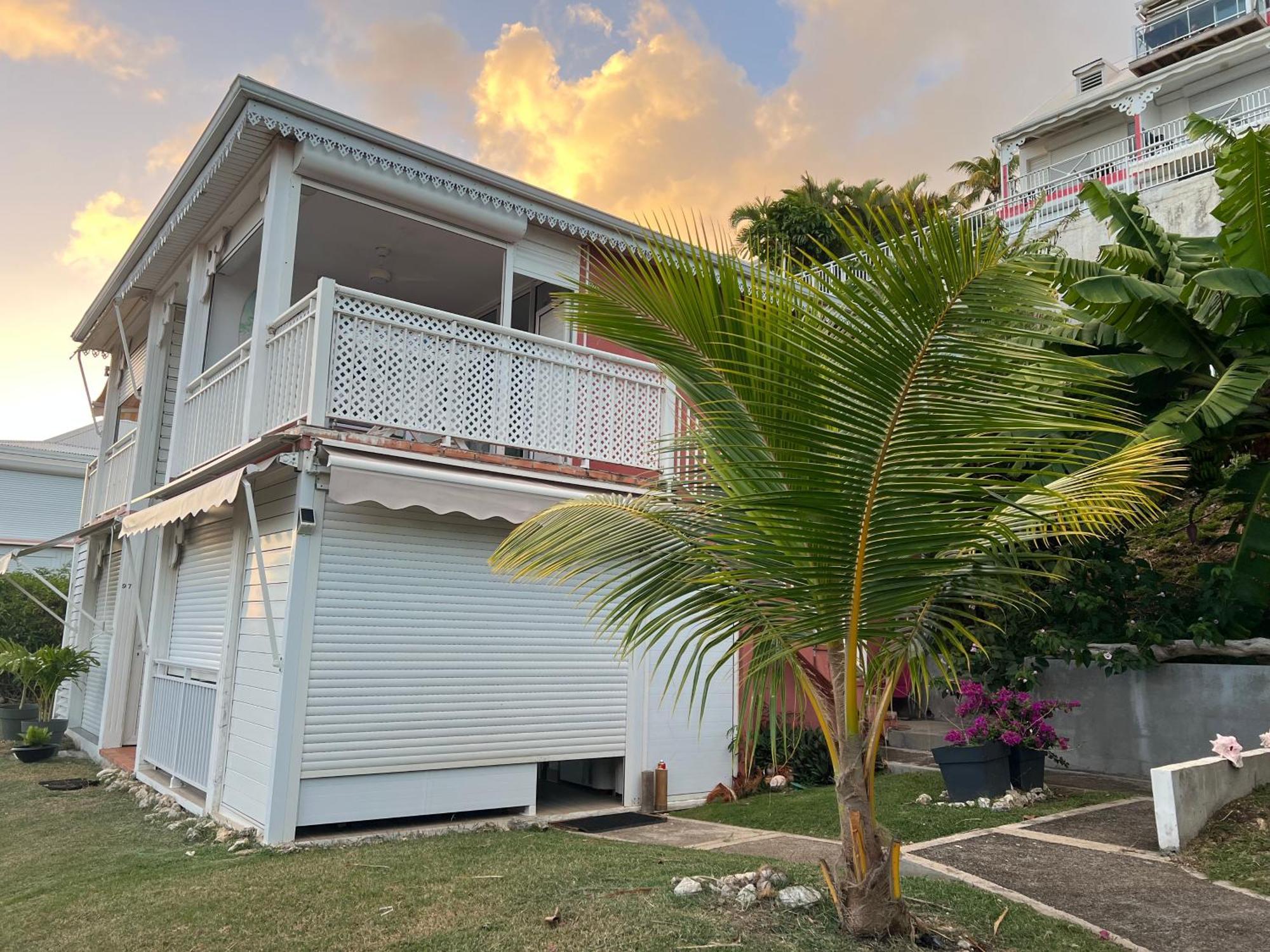 Guadeloupe- Saint-Francois- Residence Anse Des Rochers - Appartement Quart De Villa Etage - Vue Mer- 4 Personnes - Lit Bebe Sur Demande - Citerne Et Wifi Prives -Animaux Ok-Acces Plage Direct -Apnee Bien-Etre Experience Sur Demande Avec Instructeur A المظهر الخارجي الصورة